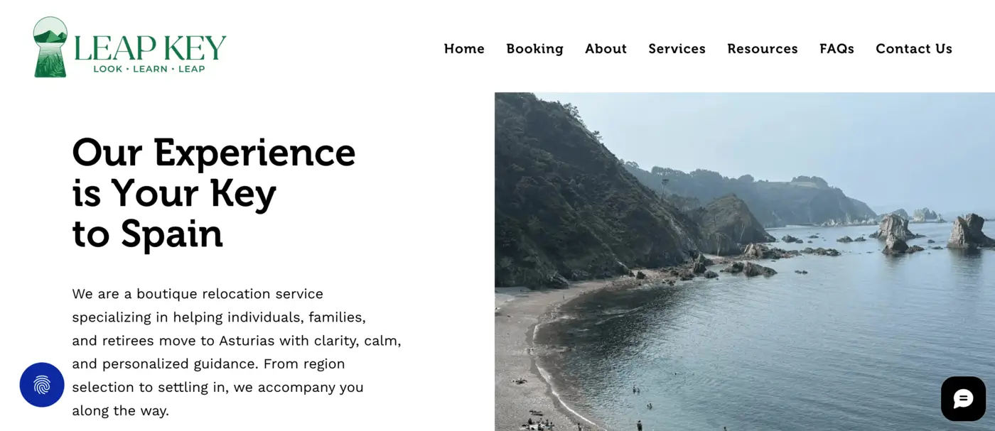 Leap Key website