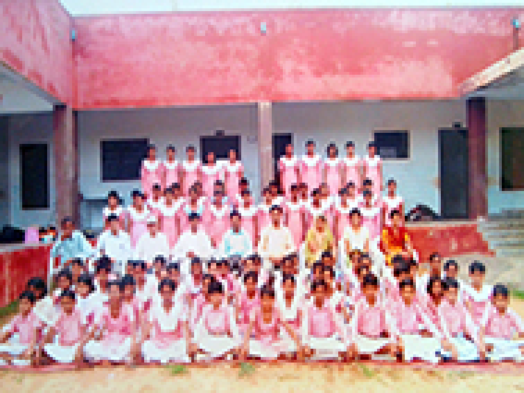 Students at Seth Shree Govind Ram school supported by Mayur Hotels