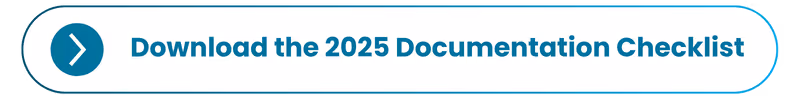 Button: Download the 2025 Documentation Checklist.