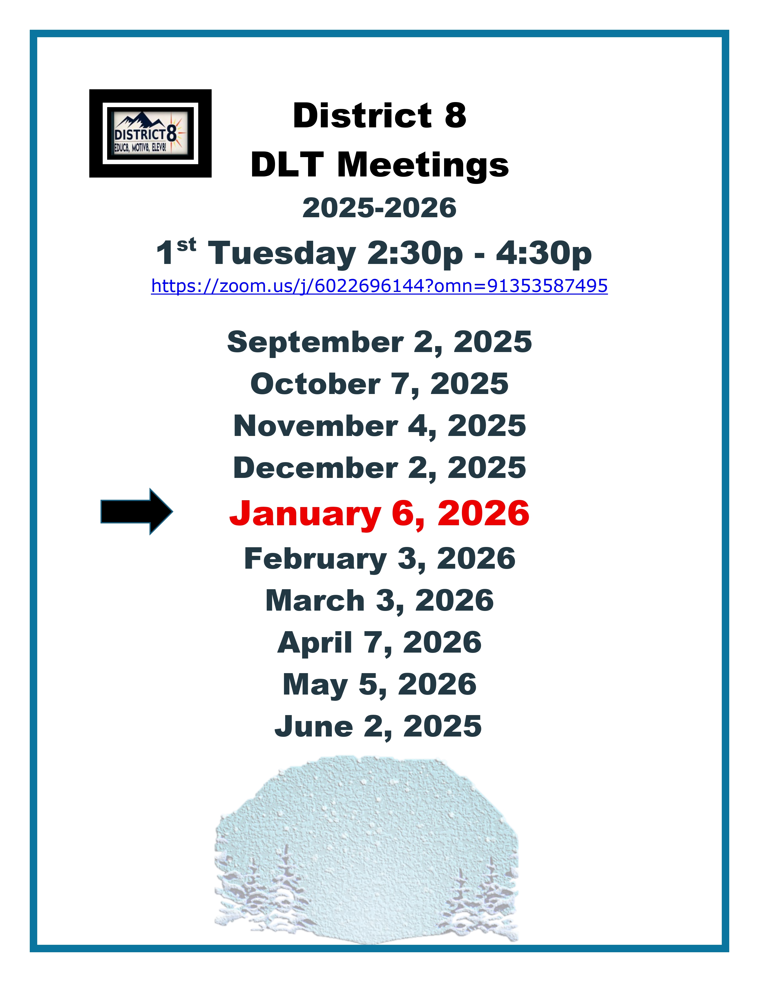 D8 Science Parent Workshop flyer