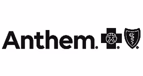 Logo for Anthem Health Insurance, covering esketamine and Spravato therapy in the Boston area for treatment-resistant depression, anxiety, and other mental health conditions