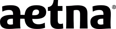 Logo for Aetna Health Insurance, covering esketamine and Spravato therapy in the Boston area for treatment-resistant depression, anxiety, and other mental health conditions
