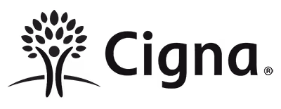 Logo for Cigna Health Insurance, covering esketamine and Spravato therapy in the Boston area for treatment-resistant depression, anxiety, and other mental health conditions