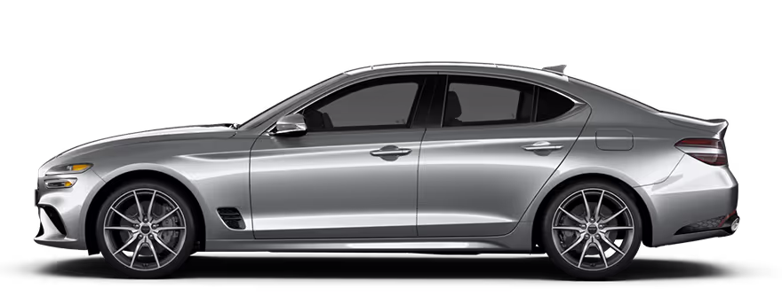 Side profile of Genesis G70
