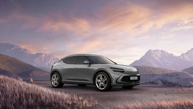 Genesis GV60 parked in an outdoor scene