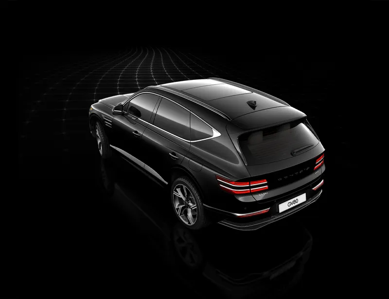 GV80 in Vik Black with AWD.