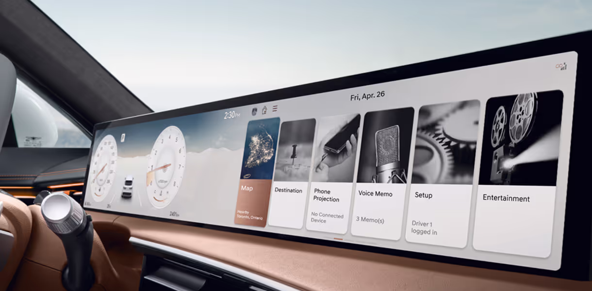GV70 fingerprint authentication system