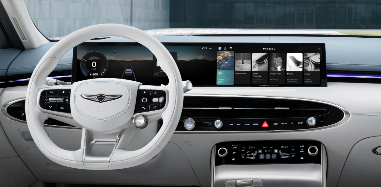 Electrified GV70 fingerprint authentication system