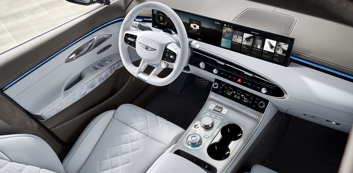 Genesis Electrified GV70 cockpit