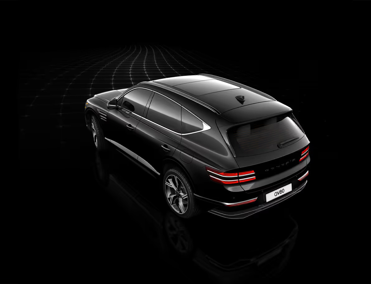 GV80 in Vik Black with AWD.