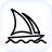 Midjourney logo in white rounded tile