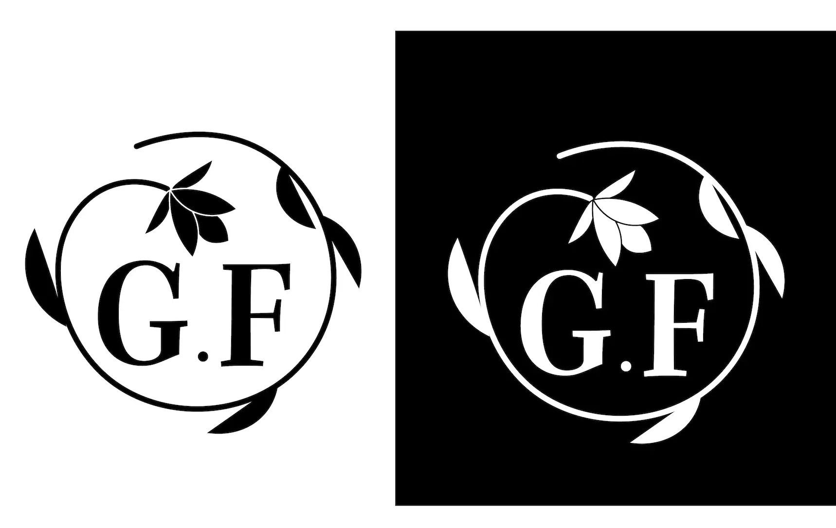 Gloria's colour free logo