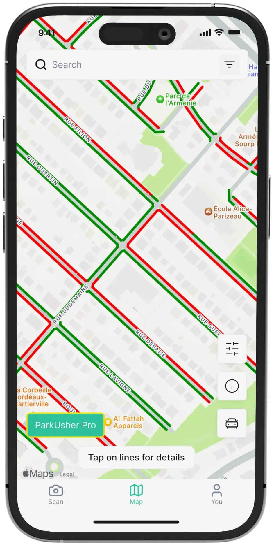ParkUsher app