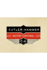 Cutler-Hammer logo with Motor Control and C-H text on layered background.