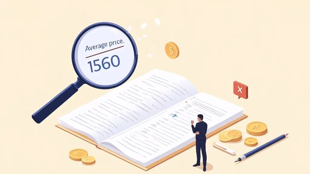 A chart showing crypto price volatility with a calculator icon superimposed.