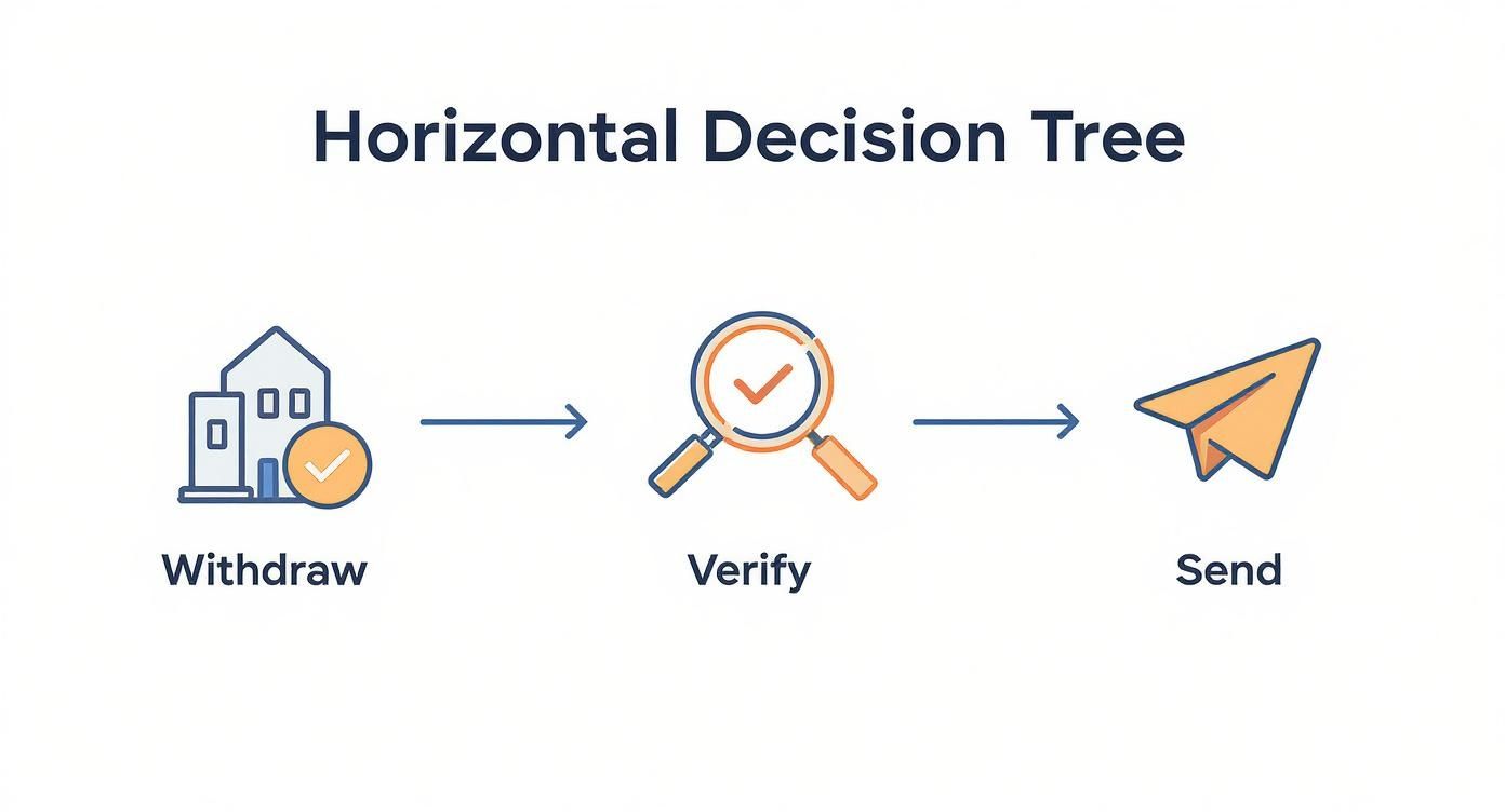 Infographic about crypto exchange vs wallet