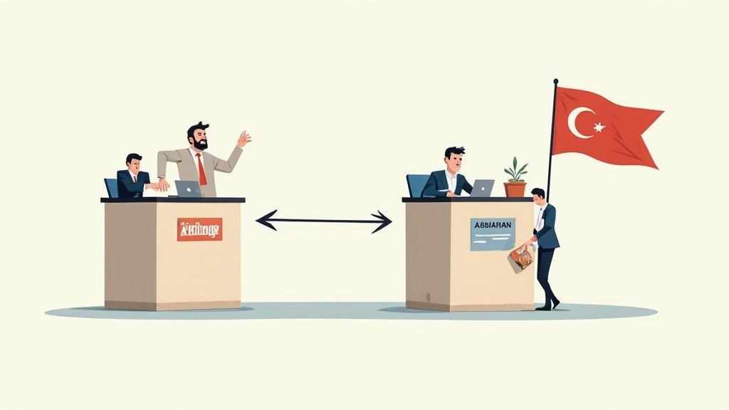 Chart showing crypto trading strategies