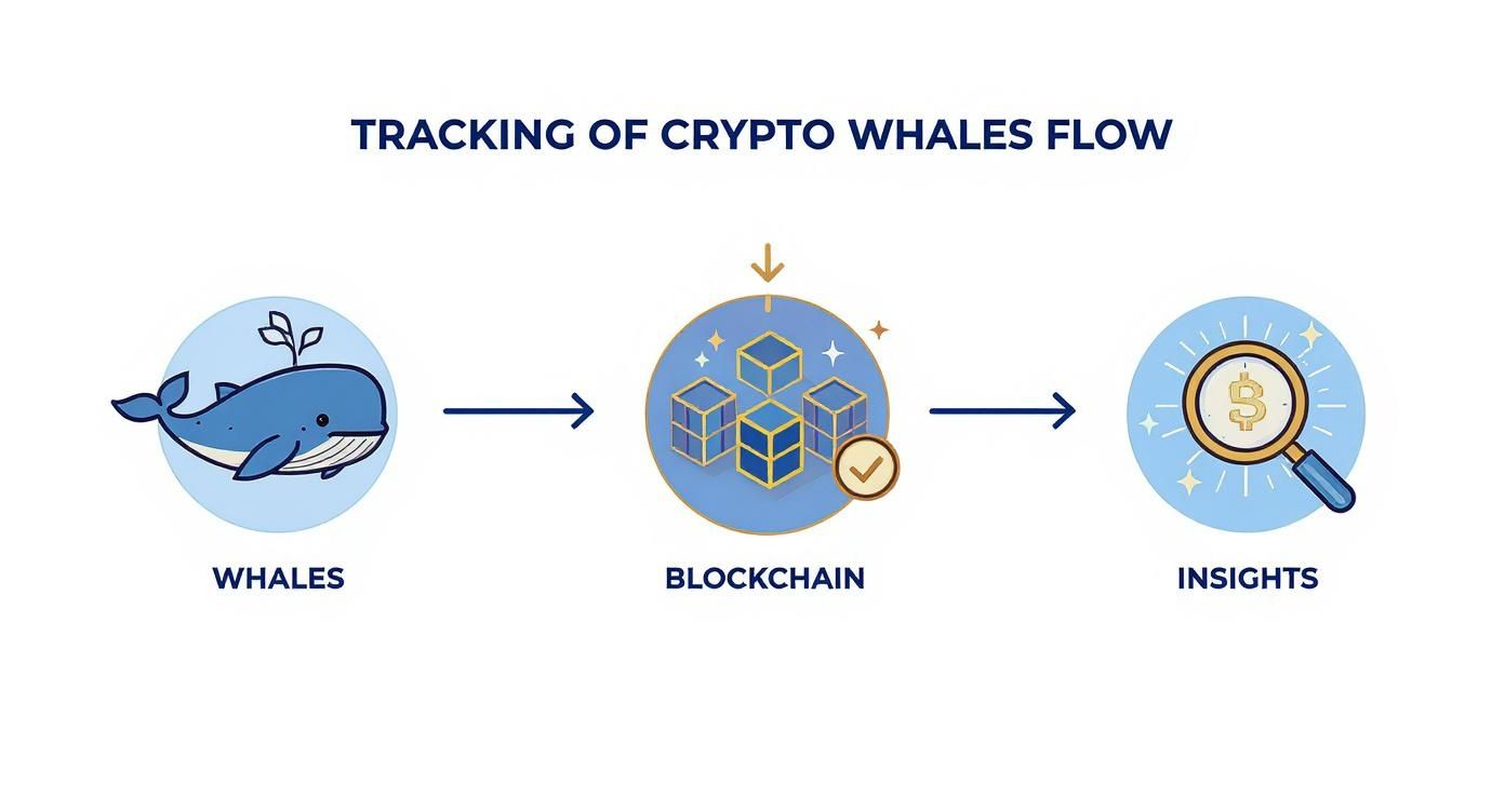 Infographic about crypto whale tracker