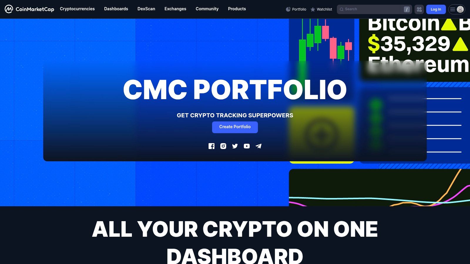 CoinMarketCap (CMC) Portfolio