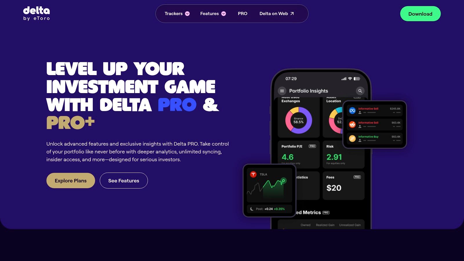 Delta Investment Tracker (Delta.app)