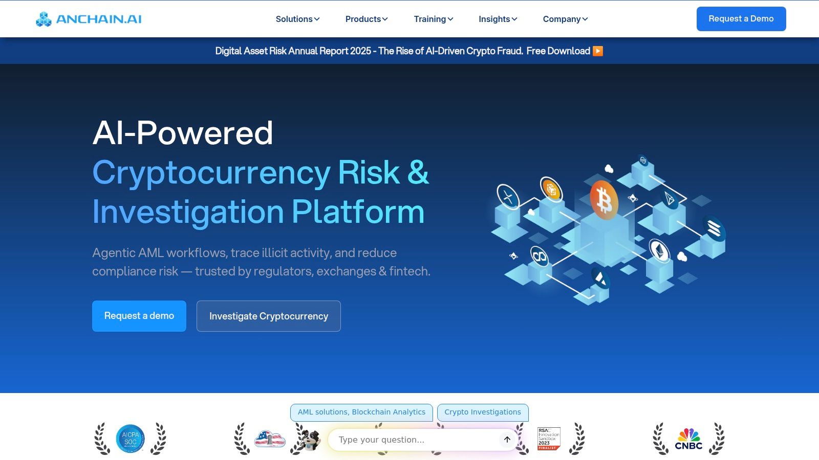 AnChain.AI – Investigations, AML APIs & Training