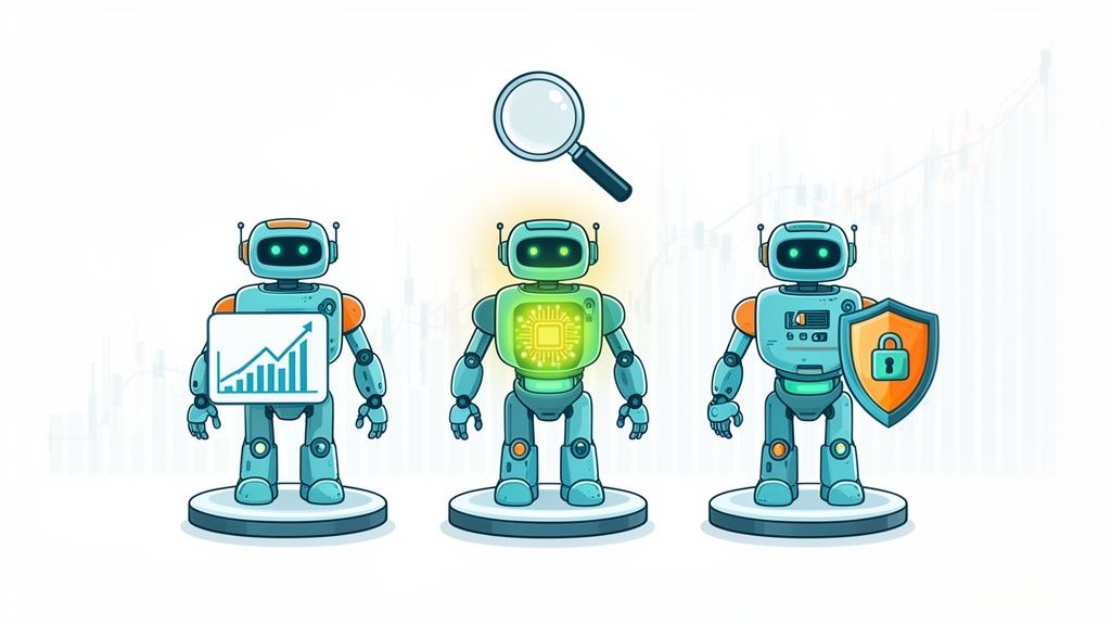 Comparación de robots de comercio de criptomonedas