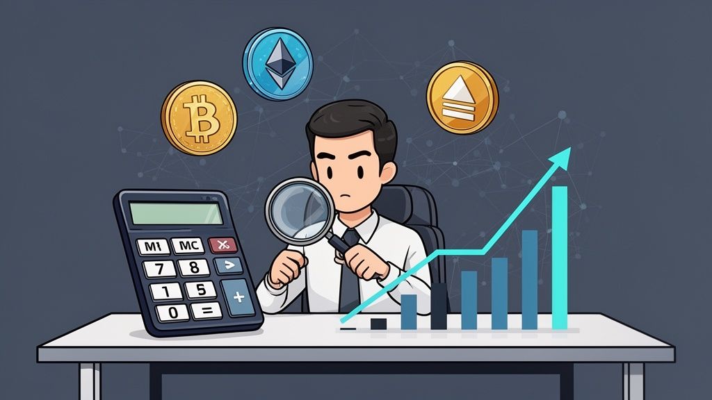 Calcule las ganancias criptográficas sin hojas de cálculo