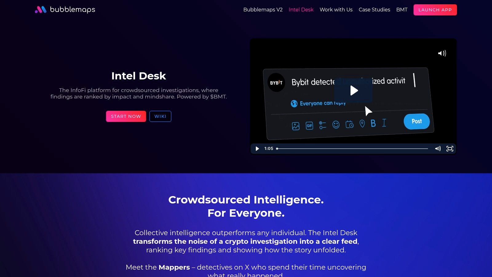 Bubblemaps – Intel Desk