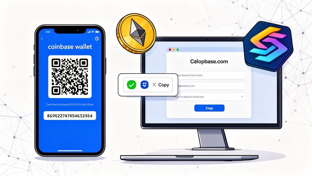 How to find Coinbase wallet address
