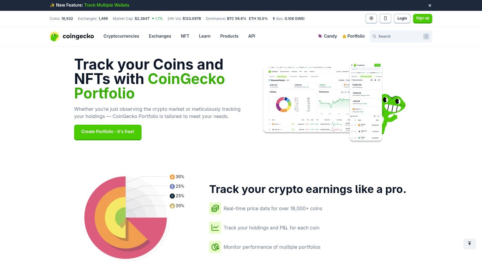 CoinGecko Portfolio