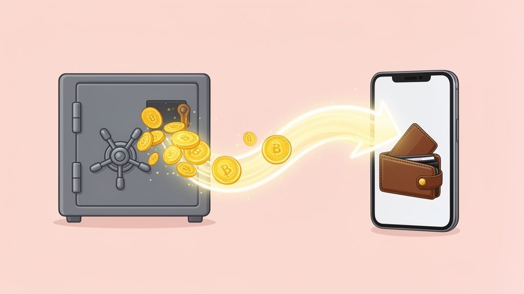 Cómo transferir Coinbase a Coinbase Wallet