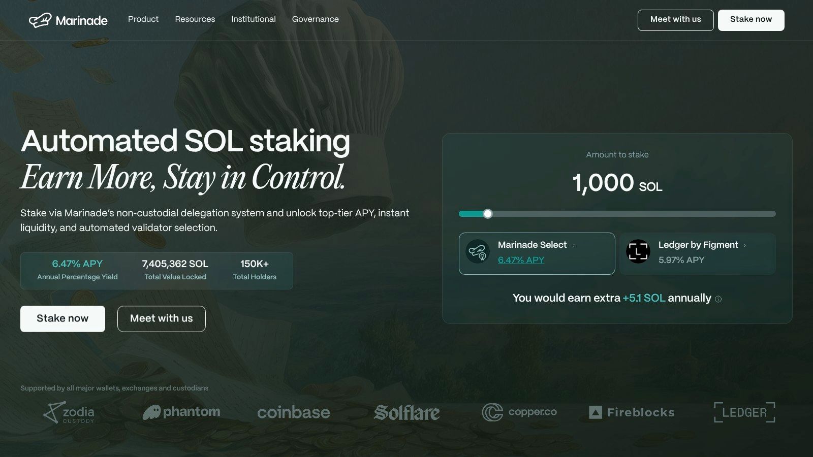 Marinade Finance (mSOL)