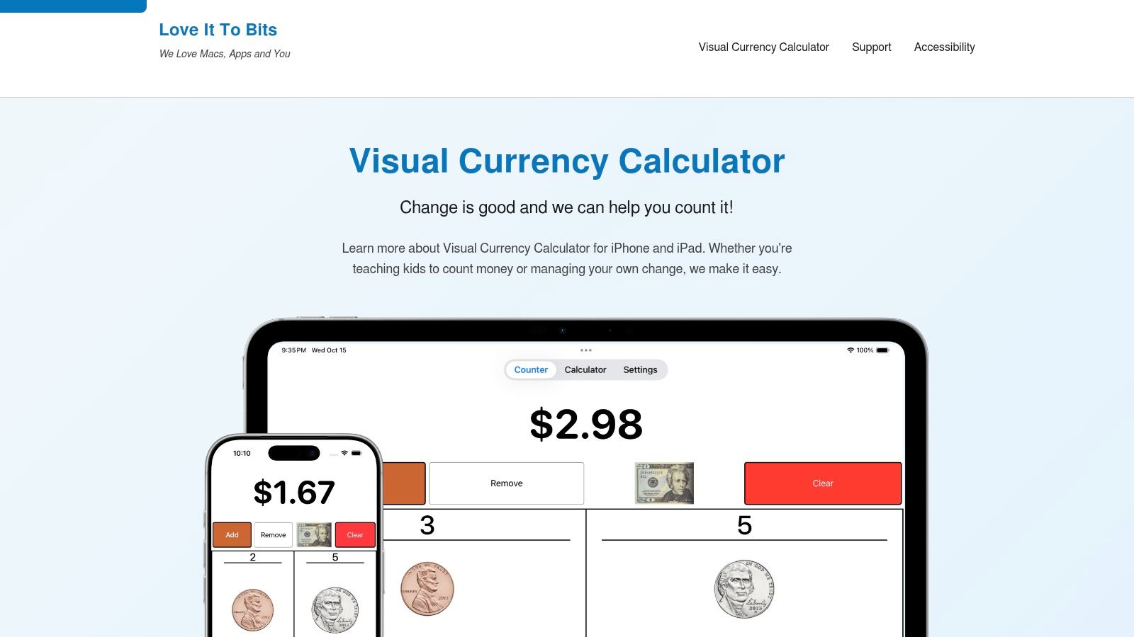 Visual Currency Calculator (iOS)