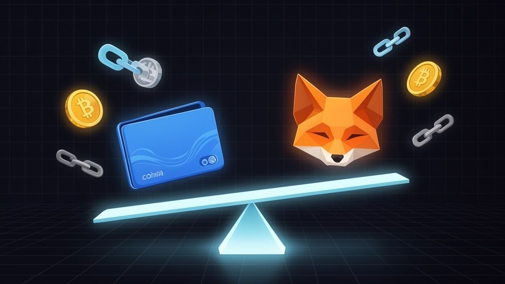 Coinbase Wallet vs MetaMask: lo mejor para DeFi en 2026