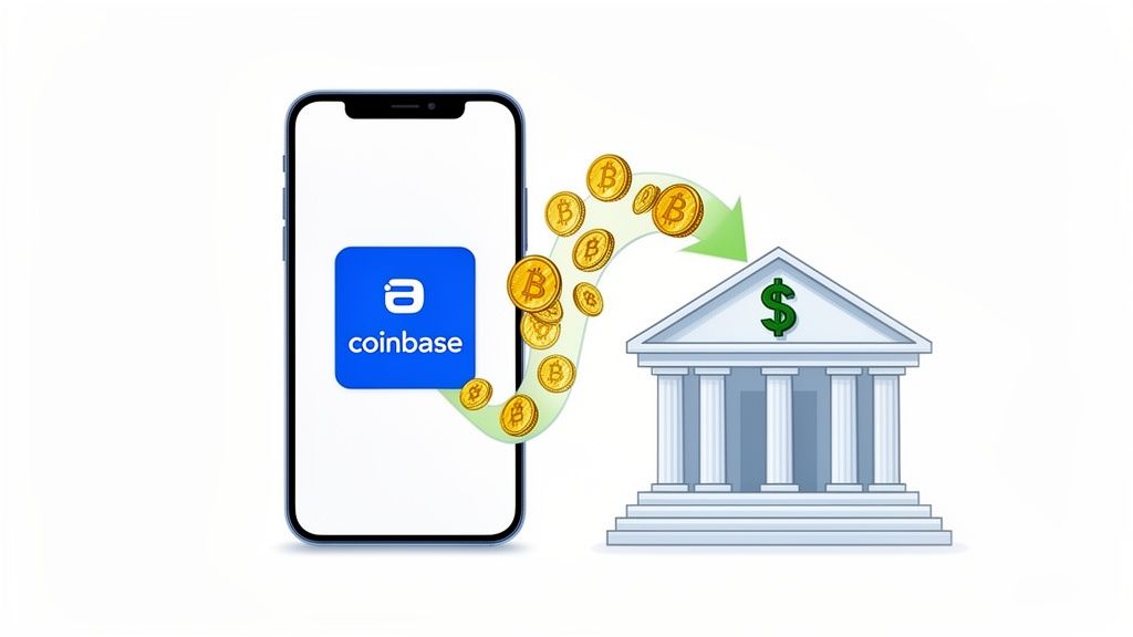 Transferencia de Coinbase al Banco: Guía 2026