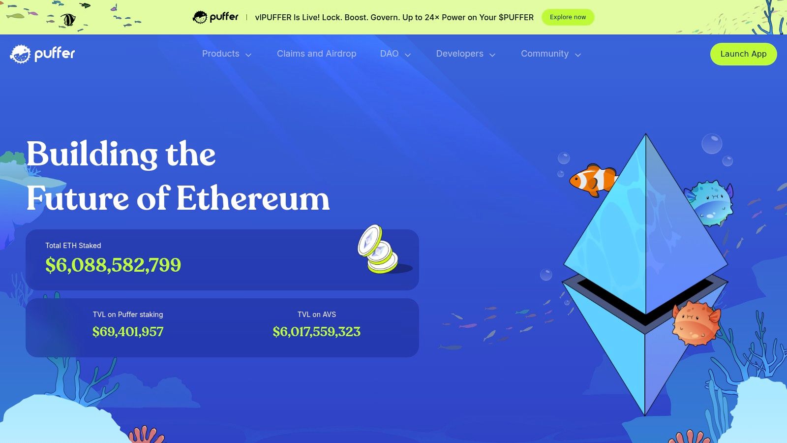 Puffer Finance (pufETH – Ethereum liquid restaking)