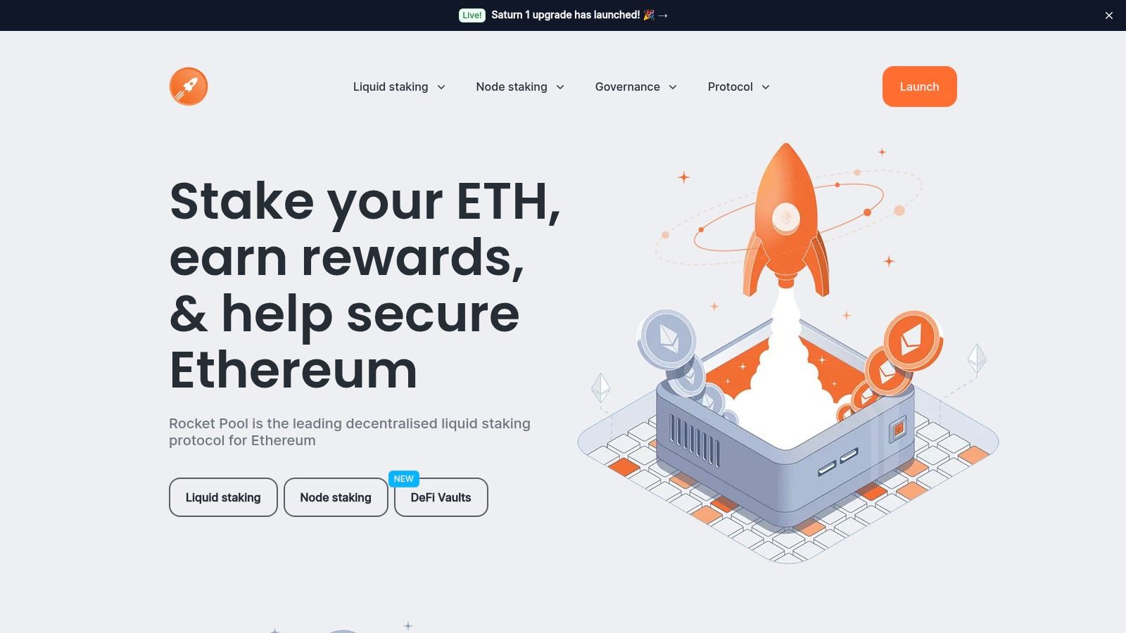 Rocket Pool (rETH – Ethereum)