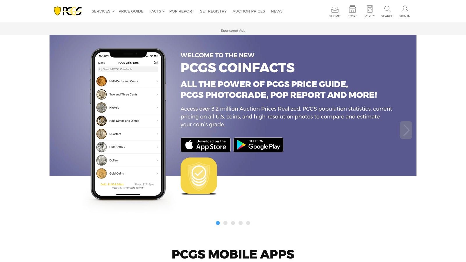 PCGS CoinFacts