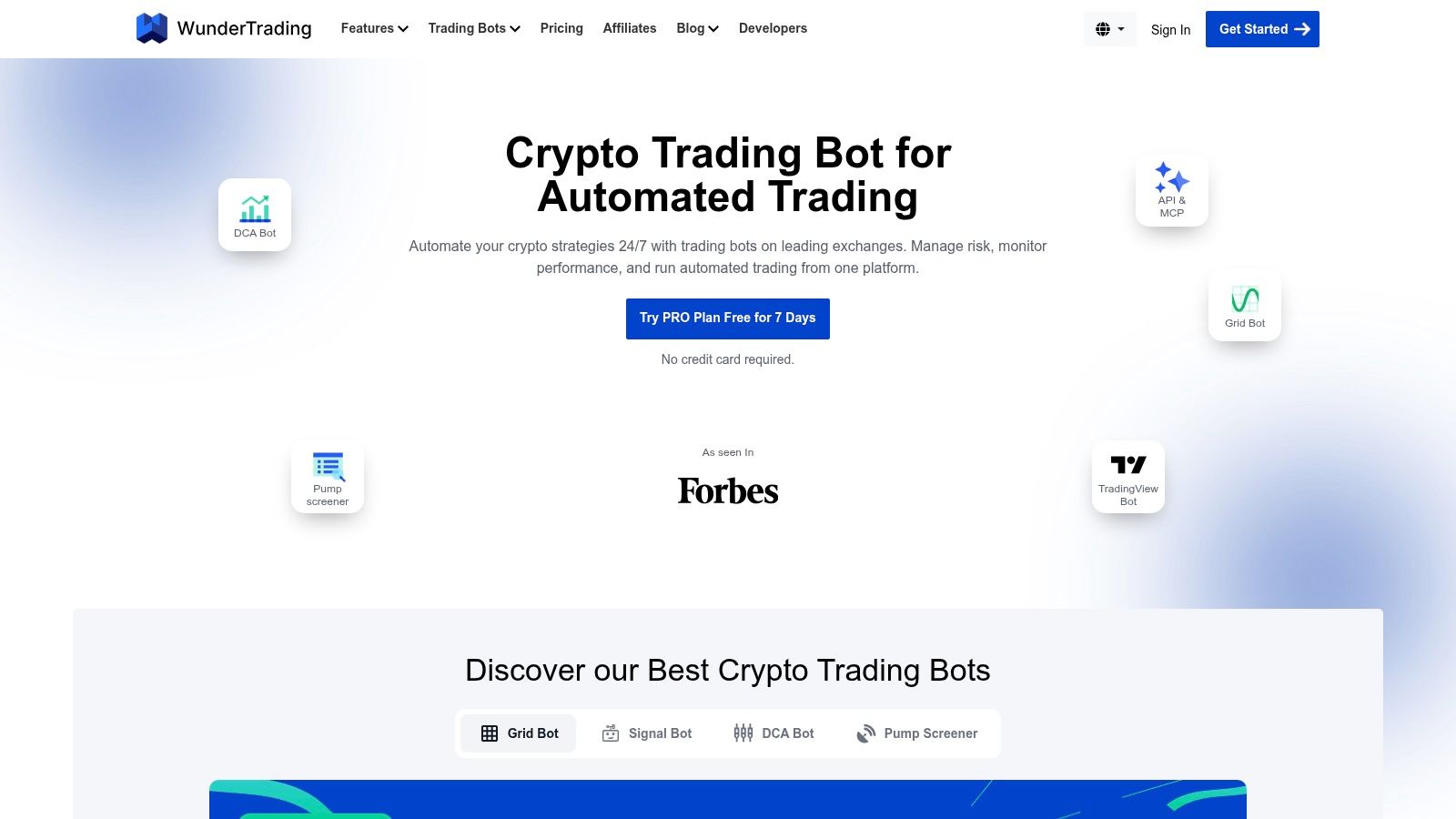 WunderTrading, Copy Trading + Automation Hub