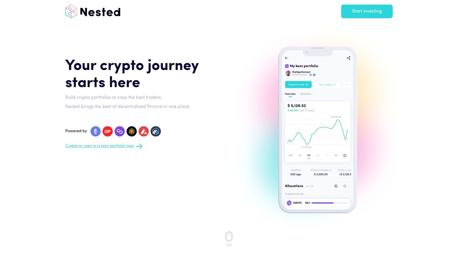 Nested Finance, NFT‑Backed Portfolio Copying (SocialFi)