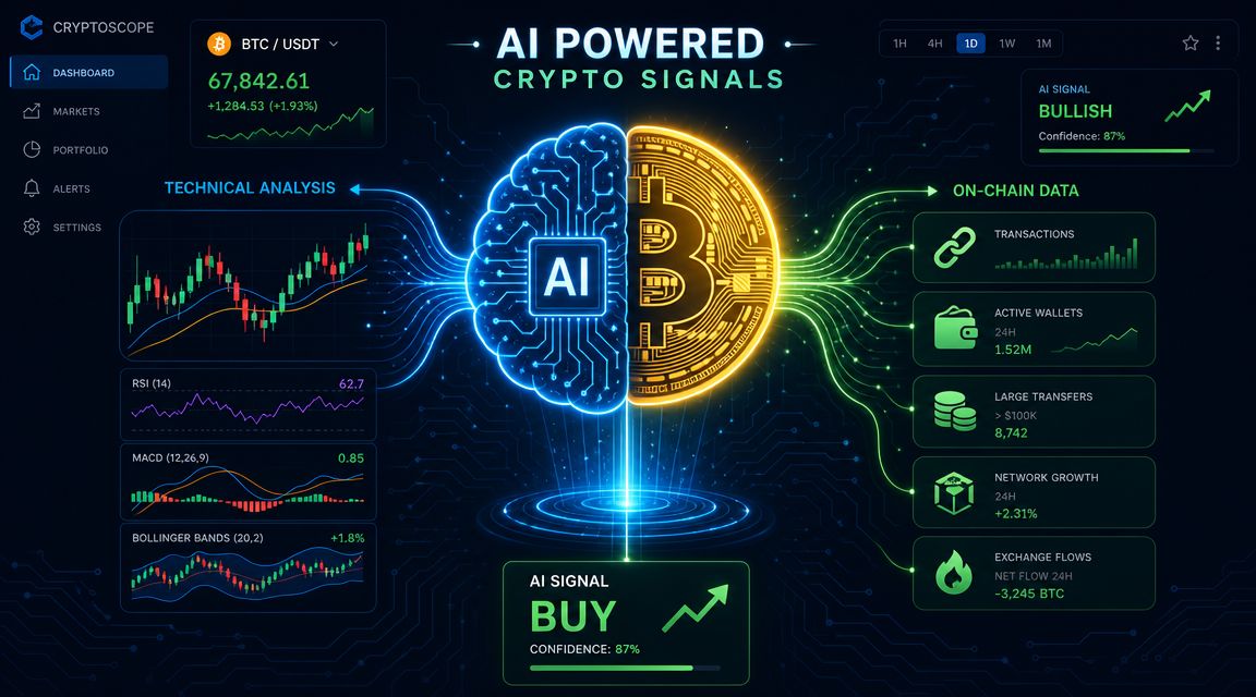 Señales de comercio de criptomonedas con IA: una guía para comerciantes para 2026
