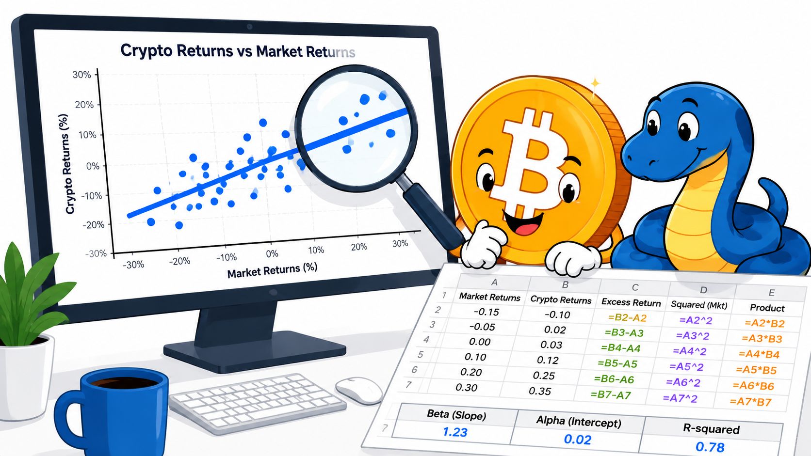 Cálculo Crypto Beta, una guía práctica