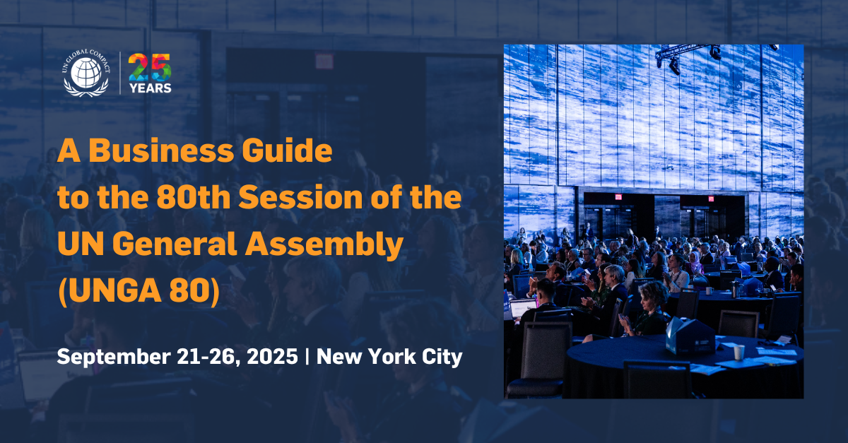 A Business Guide to the 80th Session of the UN General Assembly (UNGA 80)