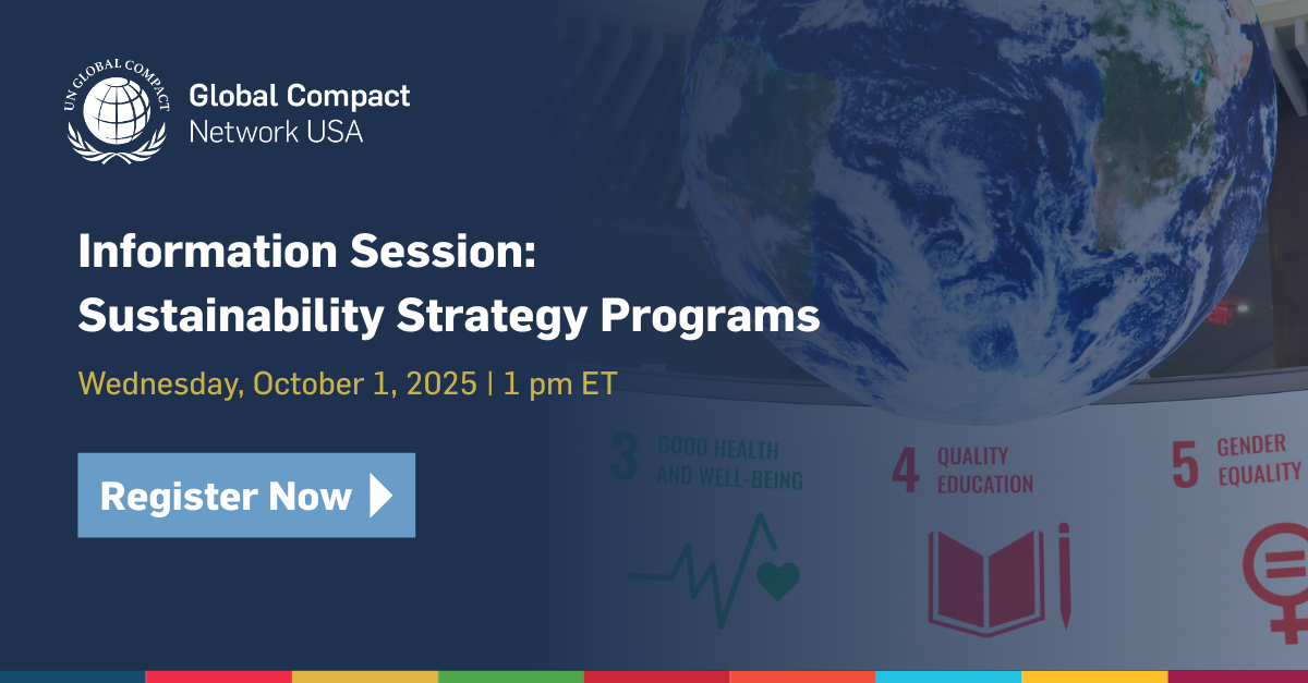 Information Session: Sustainability Strategy Programs