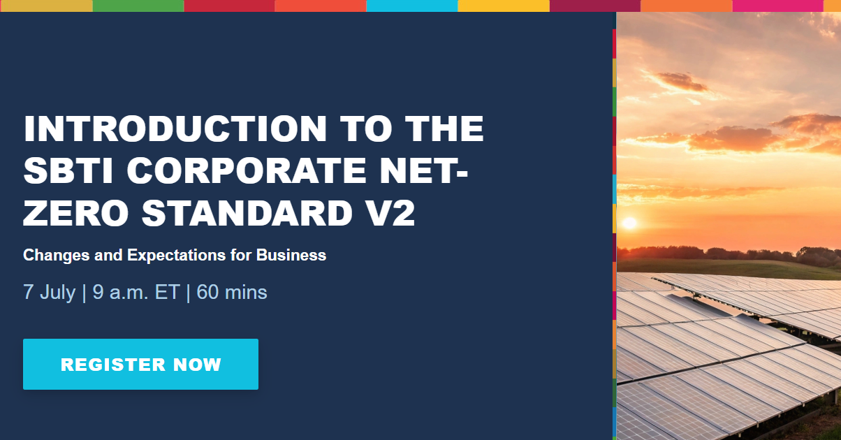Introduction to the SBTi Corporate Net-Zero Standard V2