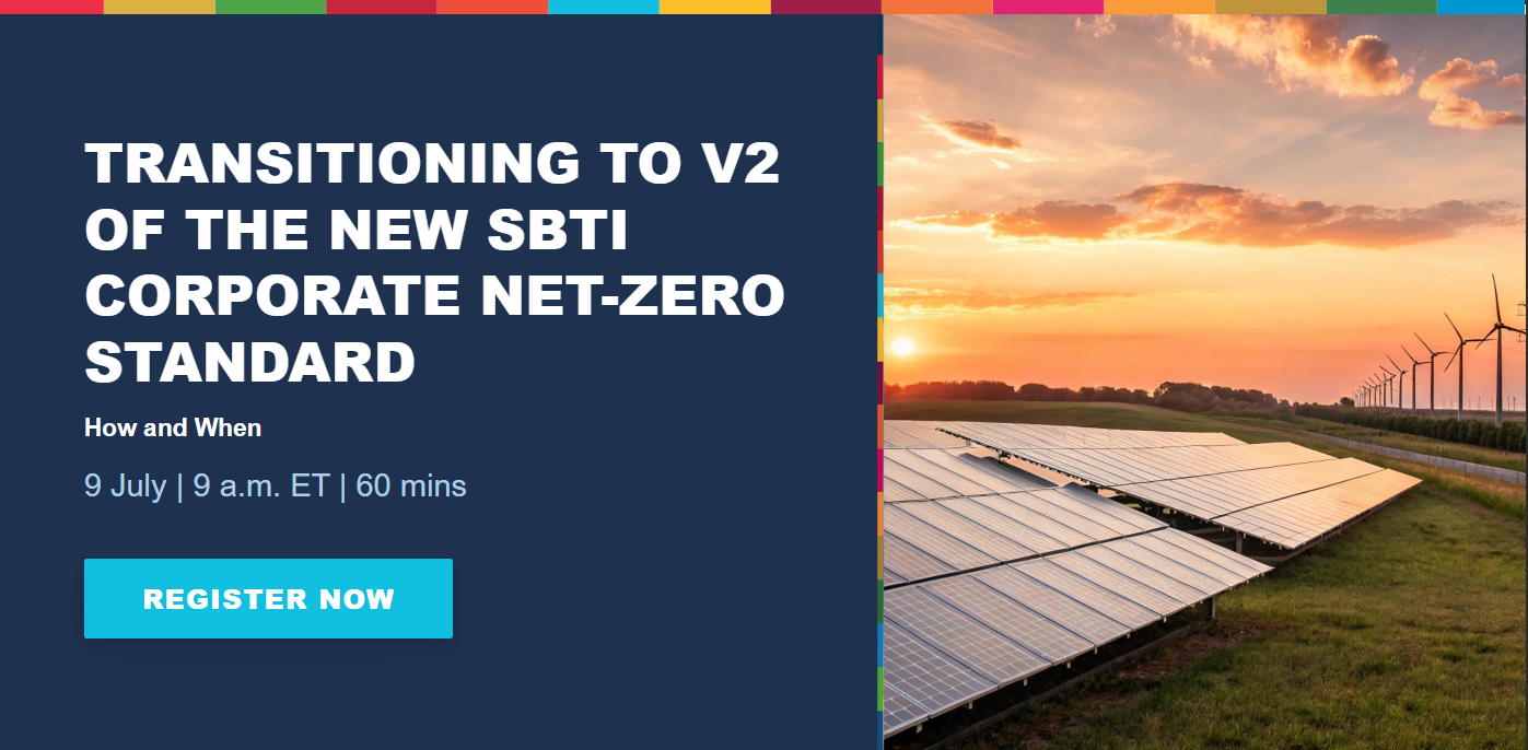 Transitioning to V2 of the New SBTi Corporate Net-Zero Standard
