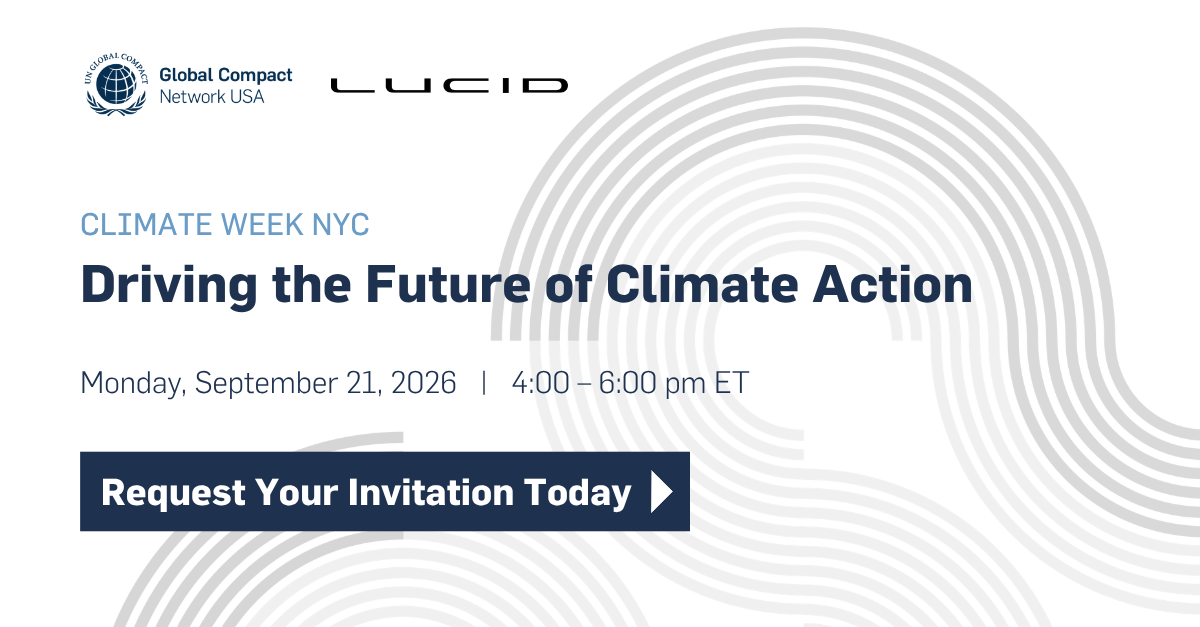 [Climate Week NYC] Driving the Future of Climate Action
