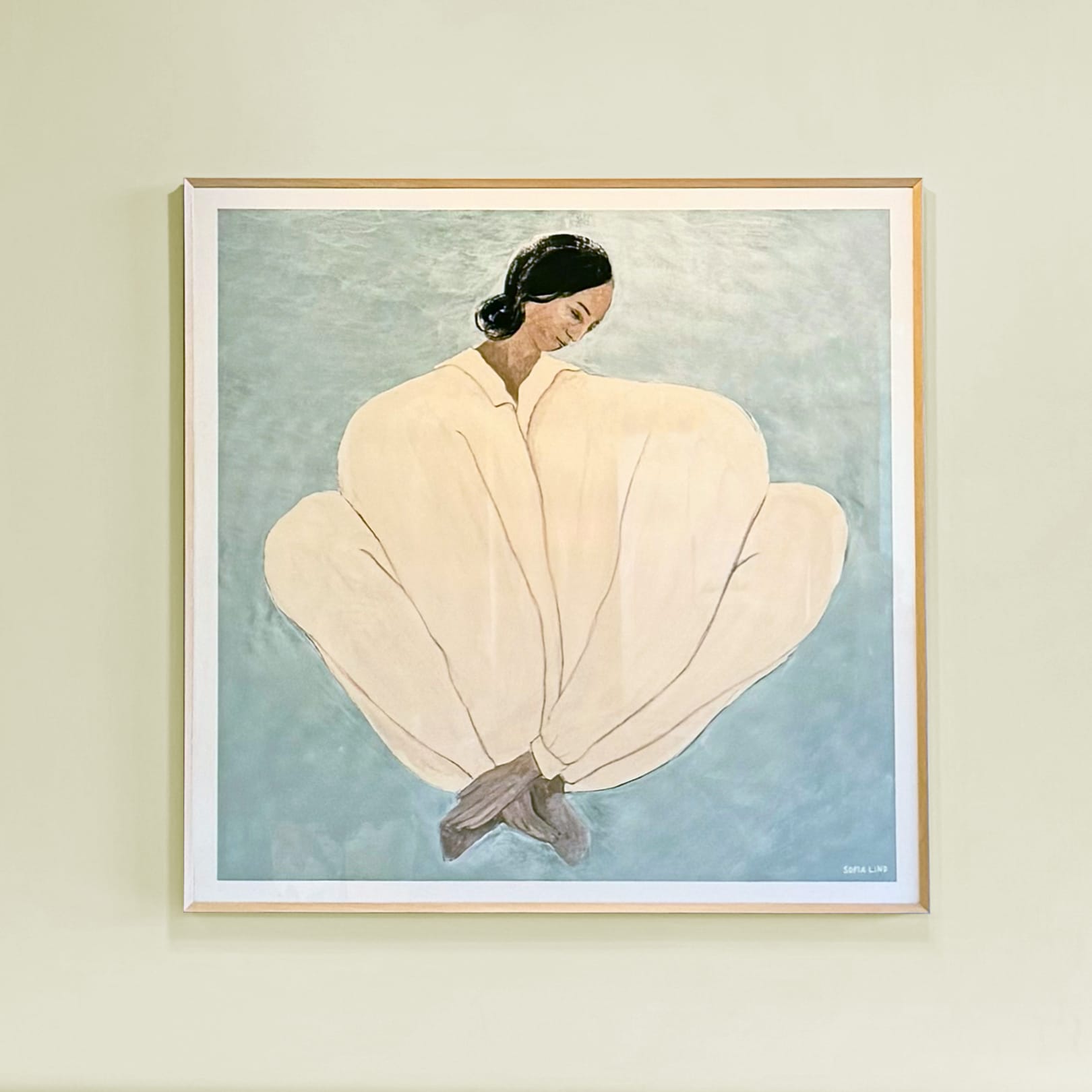 Custom artwork painting in Ruth & Dean