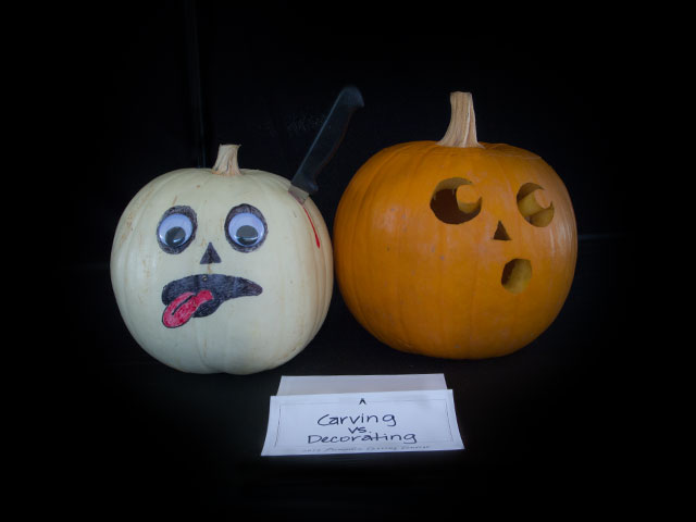 Carving Vs. Decorating