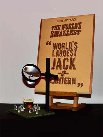 The Worlds Smallest Worlds Largest Jack O Lantern